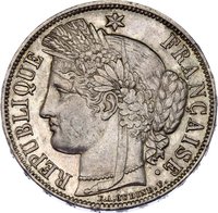 5 Francs obverse