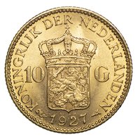 10 Gulden reverse