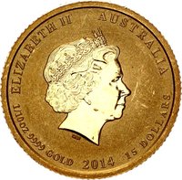 15 Dollars obverse