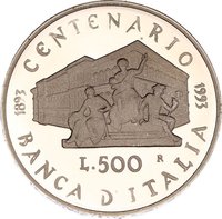 500 Lire reverse