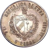5 Pesos obverse