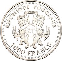 1000 Francs CFA obverse