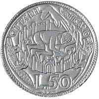 50 Lire reverse