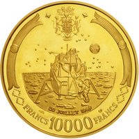 10000 Francs CFA reverse