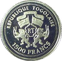 1500 Francs CFA obverse