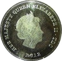 ½ Crown obverse