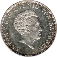 4⁄3 Saxon thaler obverse