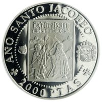 2000 Pesetas reverse