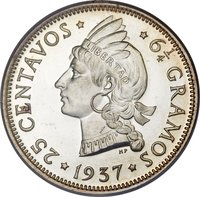 25 Centavos reverse