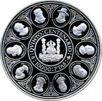 10000 Pesetas reverse