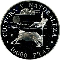 10000 Pesetas reverse