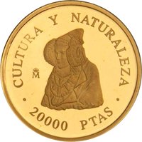 20000 Pesetas reverse
