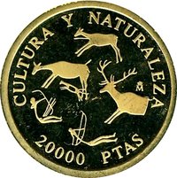 20000 Pesetas reverse