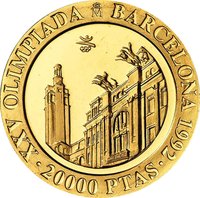 20000 Pesetas reverse