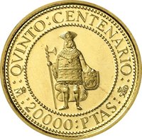 20000 Pesetas reverse