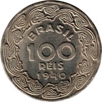 100 Réis reverse