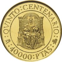 40000 Pesetas reverse