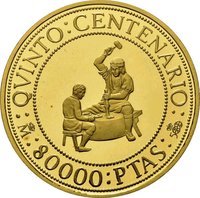 80000 Pesetas reverse