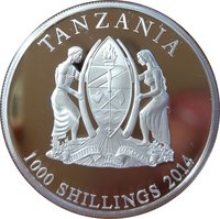 1000 Shilingi obverse