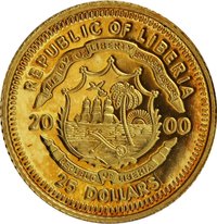 25 Dollars obverse