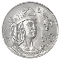 50 Centavos reverse