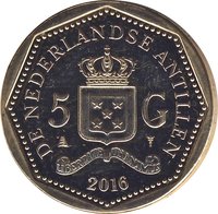 5 Gulden obverse