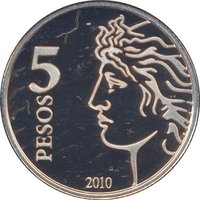 5 Pesos reverse