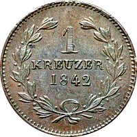 1 Kreuzer reverse
