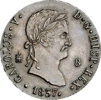 8 Maravedis obverse