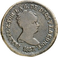 8 Maravedis obverse