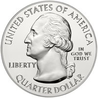 ¼ Dollar obverse