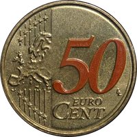 50 Euro Cents reverse