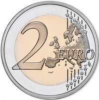 2 Euro reverse