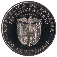 50 Centesimos obverse