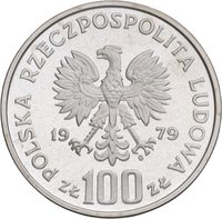 100 Zlotys obverse