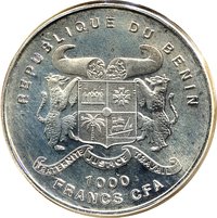 1000 Francs CFA obverse