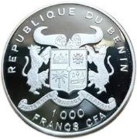 1000 Francs CFA obverse