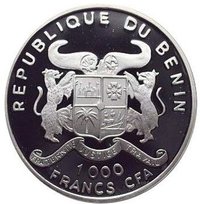 1000 Francs CFA obverse