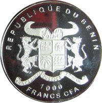 1000 Francs CFA obverse