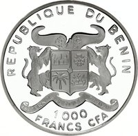 1000 Francs CFA obverse