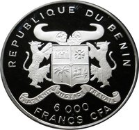 6000 Francs CFA obverse
