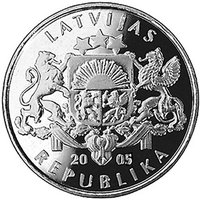 1 Lats obverse