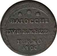 2½ Baiocchi obverse