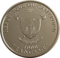 1000 Francs CFA obverse