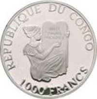 1000 Francs CFA obverse