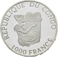 1000 Francs CFA obverse
