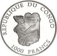 1000 Francs CFA obverse