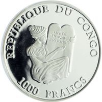 1000 Francs CFA obverse