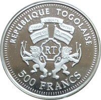 500 Francs CFA obverse