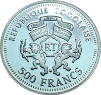 500 Francs CFA obverse